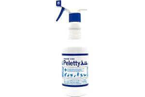 ペレッティー 獣医師が使うプロ用 ペット除菌 消臭剤 Peletty 500ml スプレー 犬 猫 | 犬・猫のおしっこ・ペット臭の消臭に/動物病院も使う除菌・消臭スプレー/香料不使用・引火性なし