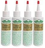 WILD GROWTH HAIR OIL 4 oz Bottle (4 PACK) Detangler/Extender! With Olive oil Jojoba oil Coconut oil 