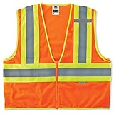 Ergodyne GloWear 8230Z Class 2 Two-Tone Vest, Orange, 4XL/5XL by Ergodyne