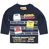 トレーナー プラレール トミカ タカラトミー裏起毛長袖トレーナー fo-tm-trnr2 110cm No.04