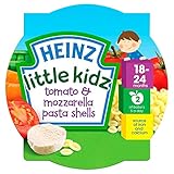 Heinz Little Kidz Tomato & Mozzarella Pasta Shells 18mth+ (230g) ハインツ少しkidzトマトとモッツァレラのパスタシェル18Mthの+ 