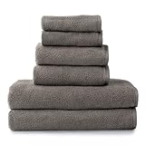 Welspun USA Inc Amazeクイックドライタオル6点セット