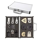 使用頻度の高い替刃セット！カットソー・マルチツール用 マルチツール替刃 ノコギリ スクレーパー ブレード 互換 替刃 先端工具 メタル 13点セット 箱付き