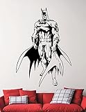 バットマンウォールステッカースーパーヒーロービニールデカールムービーステッカー子供部屋インテリア寝室壁アート防水壁画15zz