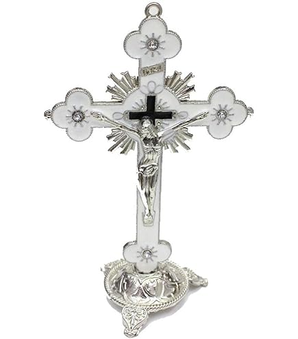 Amazon.co.jp: VINTORKY クリスタルガラス 十字架 置物 5.8インチ