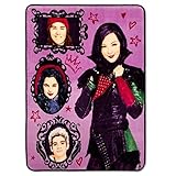 Disney Descendants Plush Throw Blanket ~ 46" x 60" [並行輸入品]