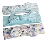 Nice Days（ナイス　ディズ） 　ベビーヘアバンド　可愛いアメリカ風　ヘアクリップ ヘアアクセサリー　3本セット (C)