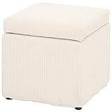 不二貿易 ボックススツール ボスラ 40×40cm アイボリー 50368