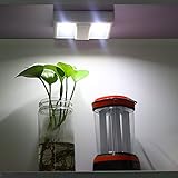 超高輝度磁気Mini COB LED壁ライトNight Lightmoonランプ電池式下キャビネットシェルフクローゼットNightlight廊下屋内照明