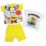 (バンダイ)BANDAI 半袖パジャマ アンパンマン ベビー 2トップス イエロー 80