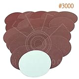 25 PC 3000 粒 3000 # 5 」の研磨ディスクフックループサンドペーパー砂シート新しい