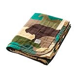 ikue Baby Blanket イクエ ベビー ブランケット [ Animal camo Green / アニマル カモ グリーン ]