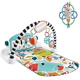フィッシャープライス(fisher price) あんよでキック！感覚が育つ４WAYバイリンガル・ピアノジムとかみかみラッコ（歯固めラトル）のセット 赤ちゃん・幼児おもちゃ 知育・学習玩具 室内遊具 ベビージム ・ プレイマット ・ 英語 ・ 外国語 0ヵ月から マルチ HYJ72-HJW12_AS17