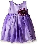 Blueberi Boulevard Baby-Girls Glitter Dress Purple 3-6 Months [並行輸入品]
