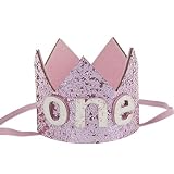 Sumen赤ちゃん男の子女の子スパンコールヘアゴムBrithday数クラウンHeadwearヘッドアクセサリー ONE ゴールド Sumen_1569