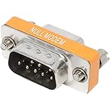 KAUMO DB9オス - DB9メス ヌルモデム(リバース クロス ロールオーバー)小型コネクタ (NULL MODEM) KM-86