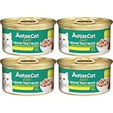 アタス キャットフード デイリーディフェンス ツナ＆チキン ユリナリー 80g×4缶 グレインフリー 猫缶