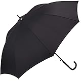 Waterfront 長傘 雨傘 LESS IS MORE LIM スライドリブ ブラック 60㎝ 耐風 超撥水 ユニセックス U160-0713BK1-BE