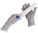 HeiYi Cut Resistant Kitchen Gloves - High Performance Level 5 Protection Food GradeEN388 CertifiedBr
