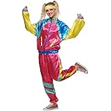 EraSpooky Women's 1980s Retro Sports Suit Funny Sports Costumes Party Costumes