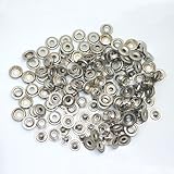 ジャンパーホック 大(7050ホック)足並 頭無し シルバー(ニッケル) 50個セット