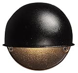 Malibu 8301-9400-01 7-Watt Low-Voltage Round Metal Surface Light, Black [並行輸入品]
