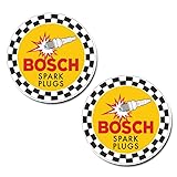 Bosch Spark Plugs ボッシュ ステッカー デカール 並行輸入 (8cm*8cm)