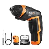 電動ドライバー-TACKLIFE SDP51DC ミニドライバー 31本ビット 本延長棒&角度調整機 USB充電式 3.6V 4N.m 2000mAh 正逆転 リチウム電池 電池残量表示 LEDライト