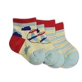 Babylegs  ベビーレッグス ボーイズ ベビーソックス オーガニックコットン 靴下2P アラウンドザワールド 0-12ヶ月 BS14-17298-03