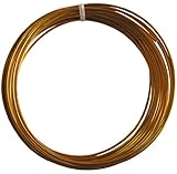 天使のWIRE アルミワイヤー巻き ゴールド 2.0mm×10m
