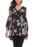 Zeagoo SHIRT レディース US サイズ: XXL カラー: ブラック