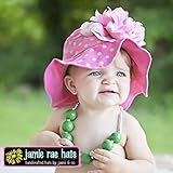 jamie rae hats(ジェイミーレイハット)　サンハット　ＺＩＰ袋入り (Mサイズ・内寸約48cm, キャンディピンクアロエドットｘCPKピオニー)