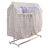 アストロ ハンガーラックカバー ウォッシャブル サイドカバー付 約幅140x高さ120cm 洋服スッポリ 193-05