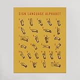 HAMMER PRESS ハンマープレス アメリカ発 おしゃれで温かみのあるアートプリントポスター sign language 【正規輸入品】