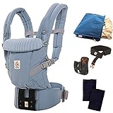 エルゴベビー ベビーキャリア ADAPT(アダプト) アズールブルー SPセット【正規代理店2年間保証付】