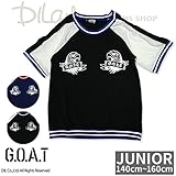 スカジャン風半袖Ｔシャツ/GOAT(ゴート) 夏 150 ブラック