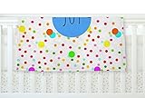 KESS InHouse Sreetama Ray Oh Joy Rainbow White Fleece Baby Blanket 40 x 30 [並行輸入品]