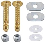 LDR 503 3111 Snap Off Type 5/16-Inch by 2 -1/4-Inch Toilet Bolt Set [並行輸入品]