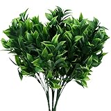 人工Boxwood植物アウトドアBushes Fake低木プラスチックGreenery Leave ArrangementプランターHouse Porchインドアガーデン装飾4pcs