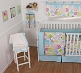 Sumersault 4 Piece Crib Set, Sweet Petite Animals by Sumersault