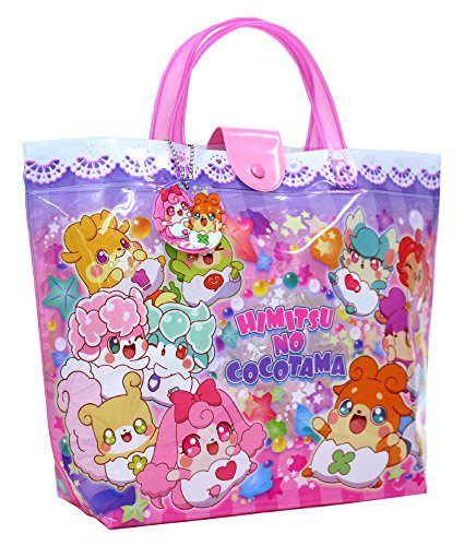 高波クリエイト ヒミツのここたま プールバッグ ビーチバッグ 水着バッグ バケット ピンク アニメ商品情報 アニメレーダー