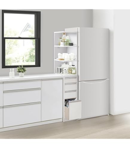 Amazon｜ディノス キッチン収納 キッチンストッカー 隙間収納 ［幅25