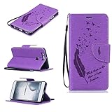 Huawei P9 ケース UNEXTATI 高品質 PUレザー 手帳型 ケース 財布型 ウォレット型 衝撃吸収 保護カバー カード収納 ホルダー ストラップ付き 横開 スタンド機能 マグネット開閉式