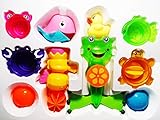 お風呂であそぼ お風呂用 おもちゃ10点セット アヒル入り お風呂であそぼ お風呂用 おもちゃ10点セット アヒル入り