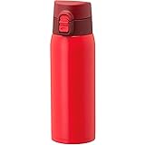 アトラス 水筒 480ml 保冷 保温 超軽量 真空断熱 ワンタッチ ボトル 国内最軽量級 レッド エアリスト 白湯 ARW-500RD