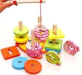 さかなつり おもちゃ 木製 子供 (魚釣り)