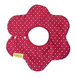 BEATON　JAPAN ベビー 選べる コットン 防水 スタイ (レッド・ドット)