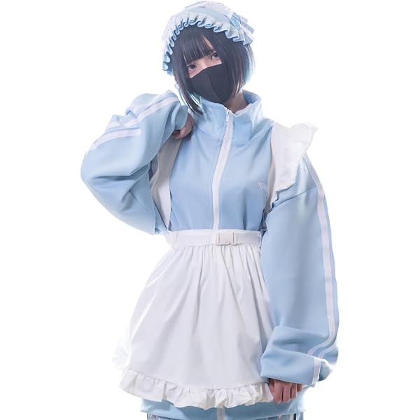 Amazon.co.jp: [Malymoon] メイド ジャージ メイド服 リボン フリル