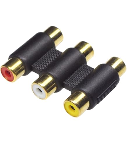Amazon | アクロス S端子RCA延長アダプタ AVC-204 | アクロス | RCA