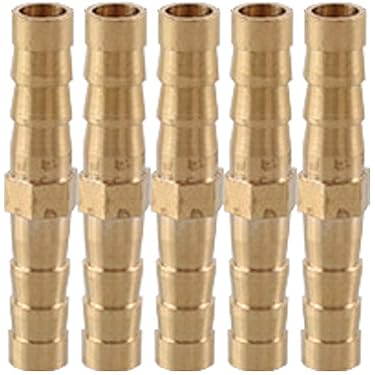 コーナーホース アダプタ 5個 3/8.6mm L字ホースクリップ 0613口金具シート面変更アダプタ(1004→1005) サイズ：2分 1/4